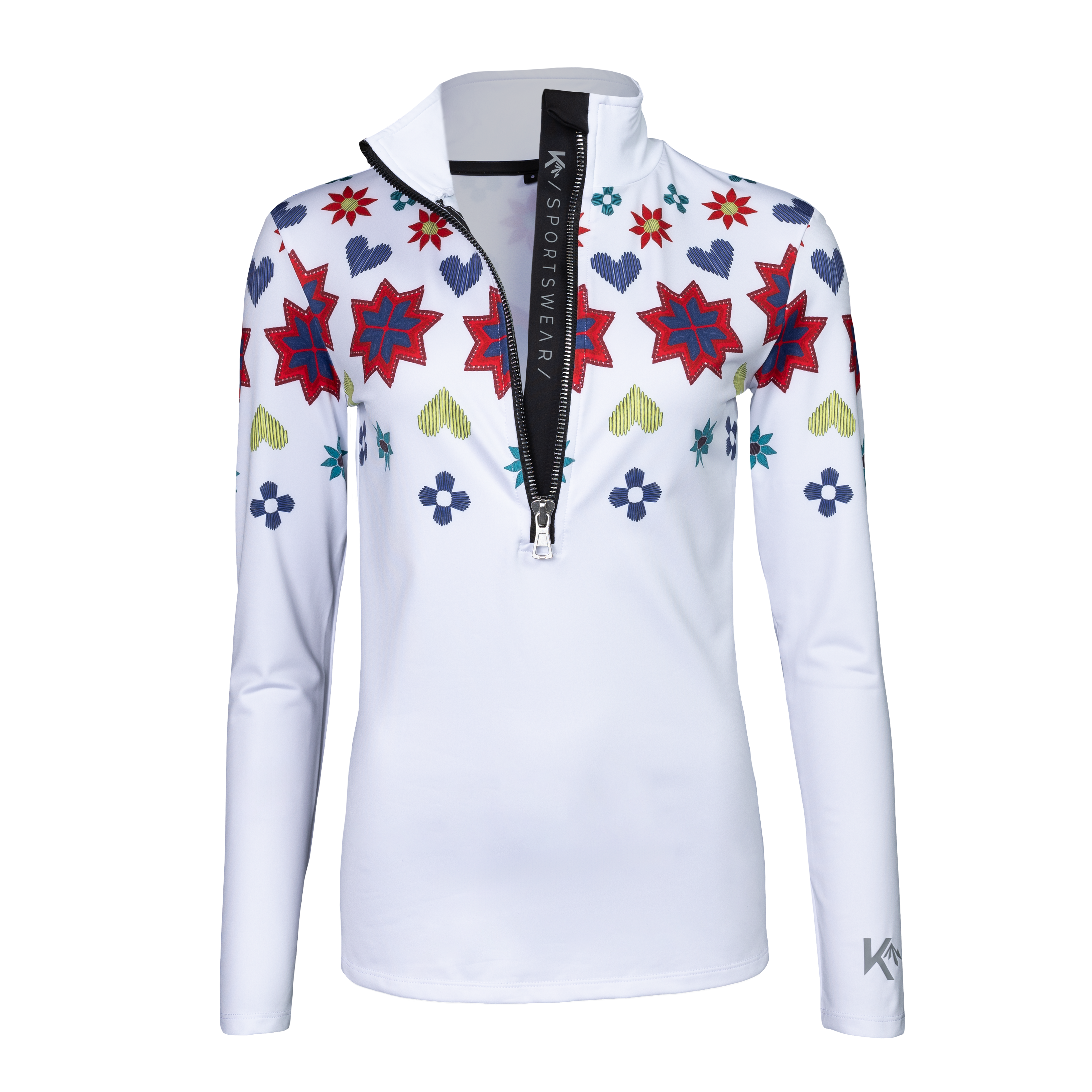 Dames Pully Arctic Fjord - Colourful