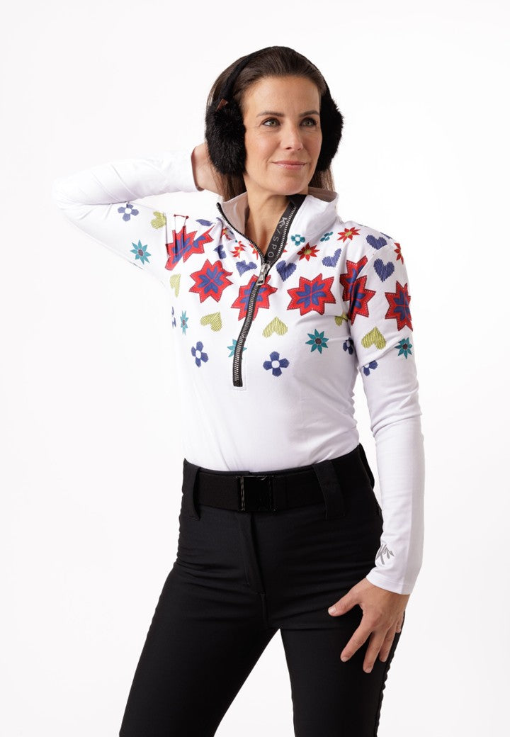 Dames Pully Arctic Fjord - Colourful