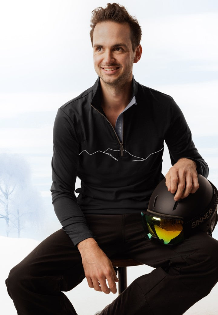 Heren Pully Mountain - Zwart/Taupe