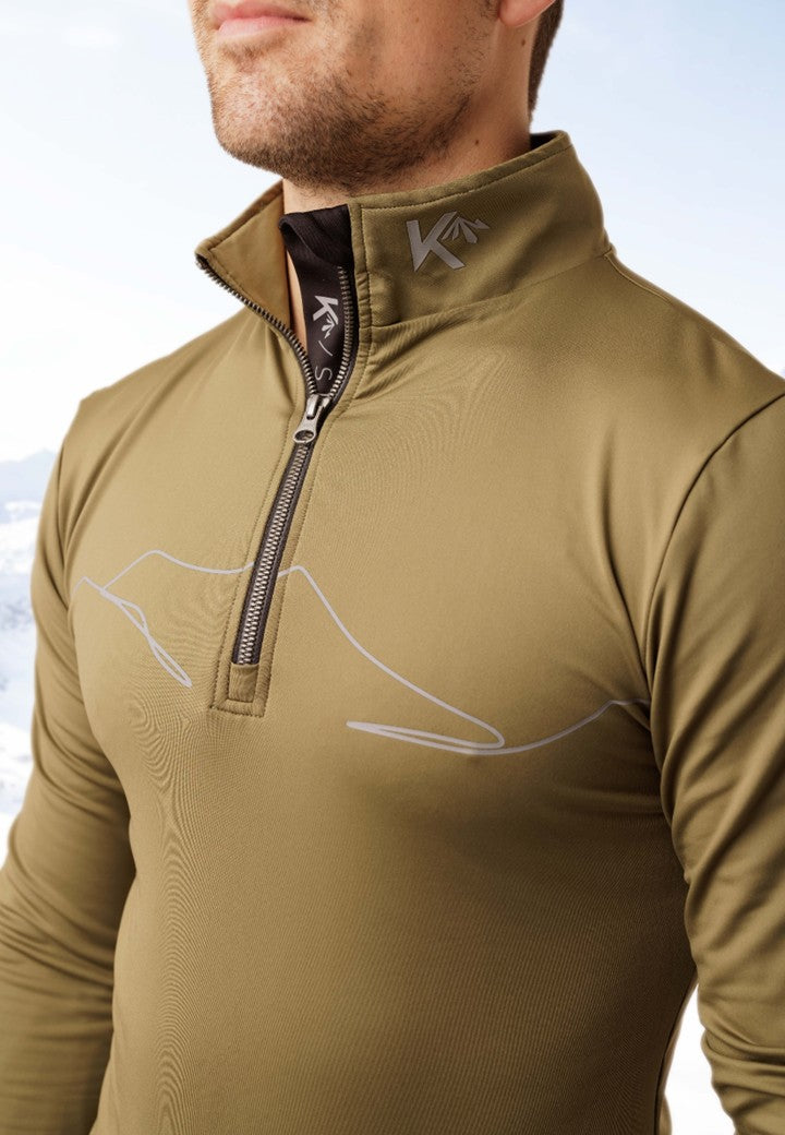 Heren Pully Mountain - Olijf/Zwart