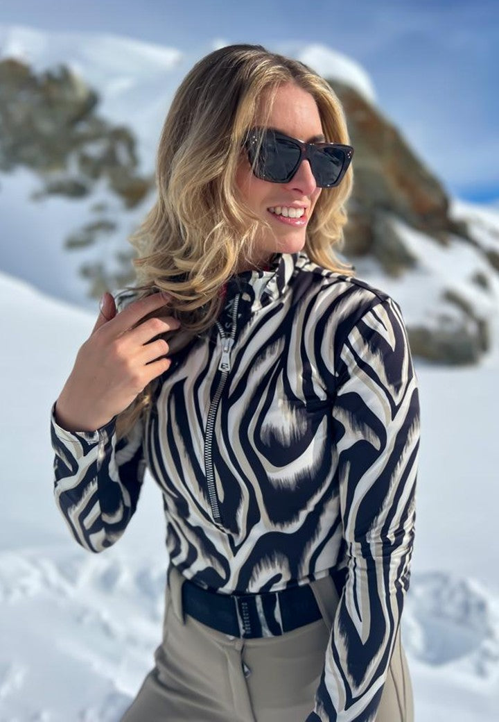 Dames Pully Wild Print