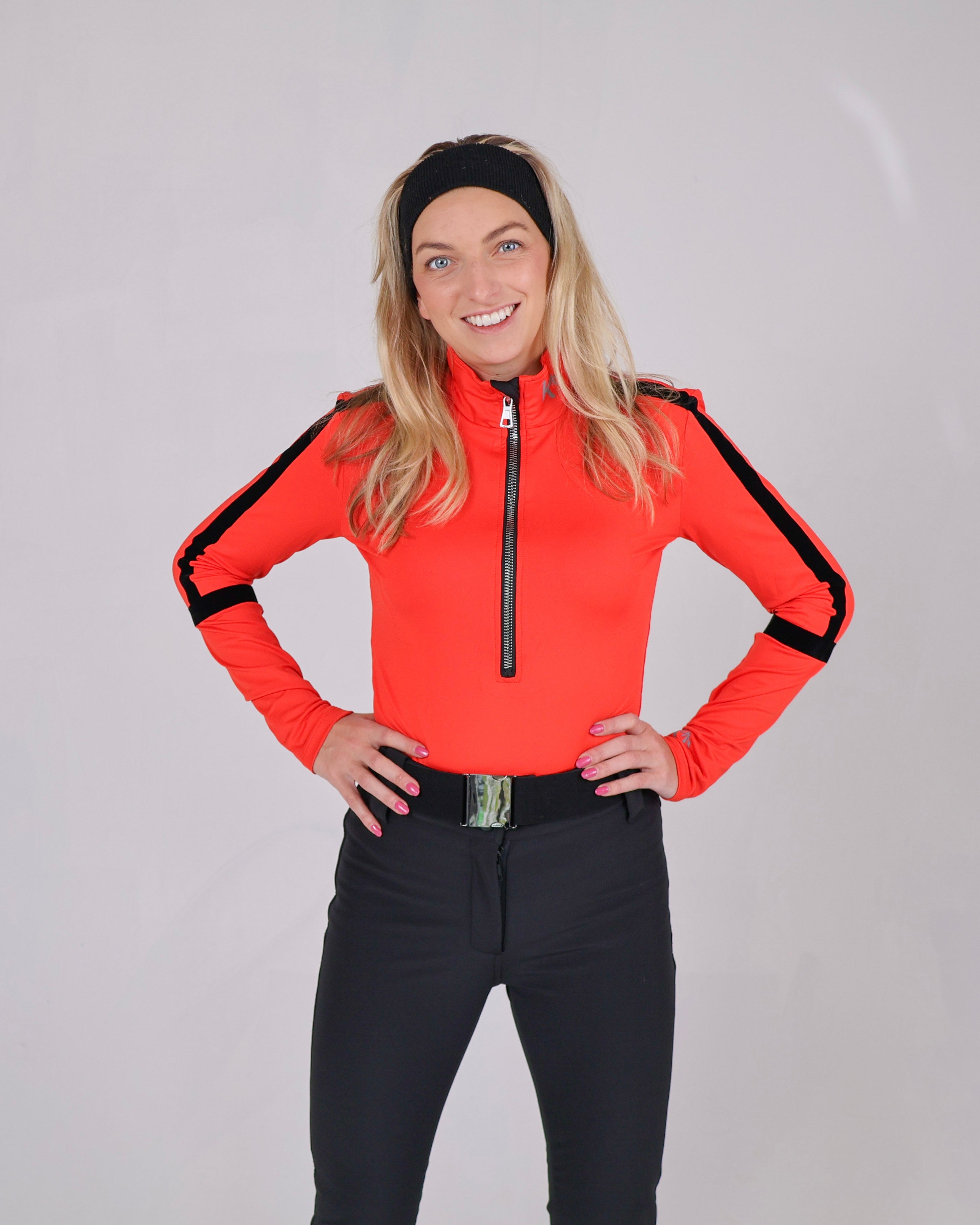 Dames Pully Basic Flock - Rood