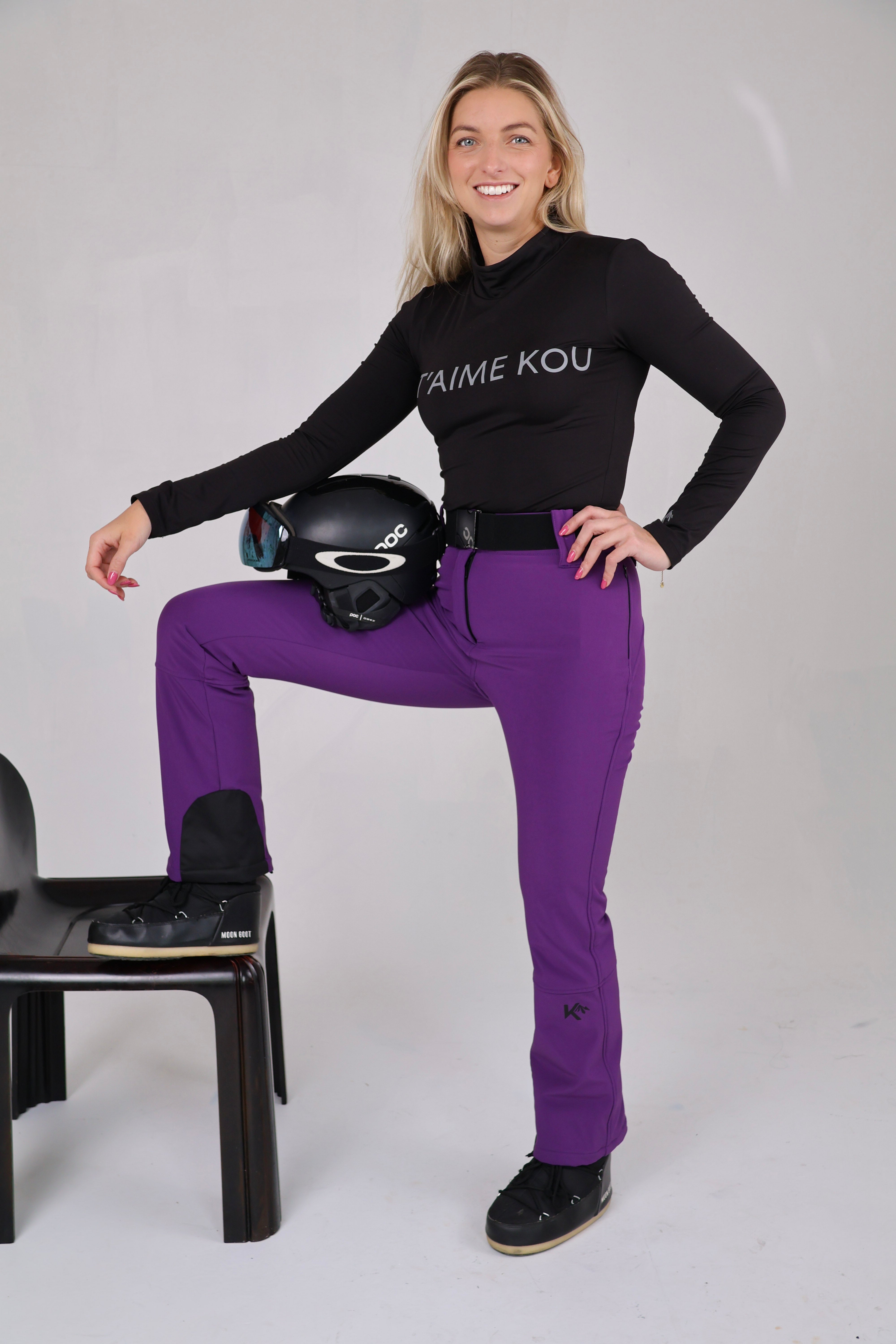 Dames Skibroek Frost Flare - Paars