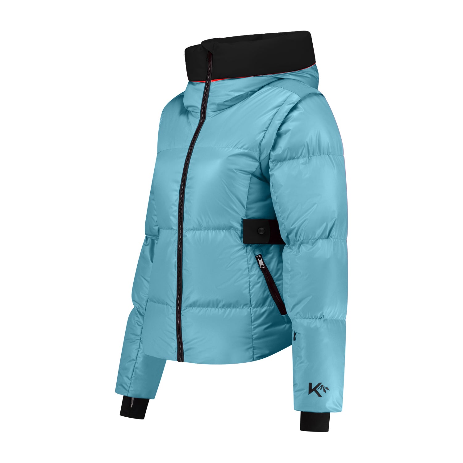 Dames Skijas Alpine Elegance - Retro Blauw