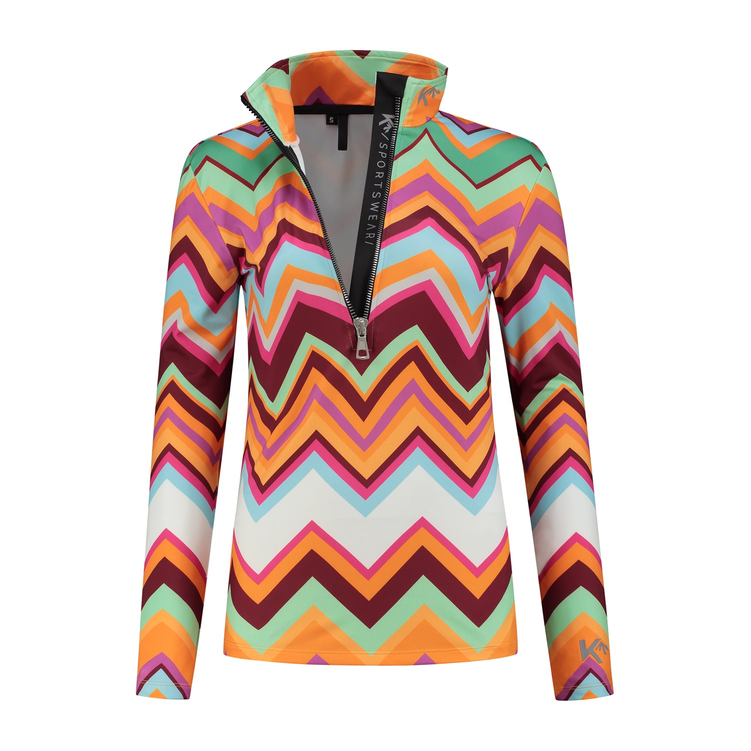 Dames Pully Chevron - Colourful