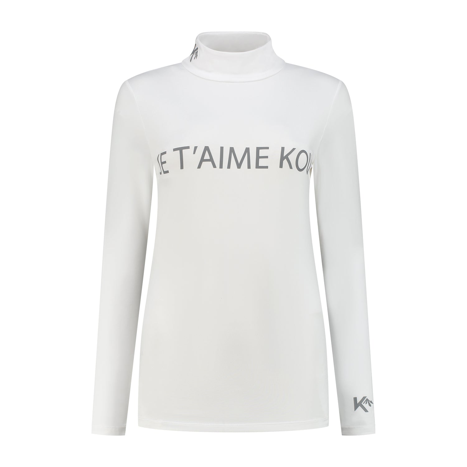Dames Je T'aime Kou Shirt - Wit