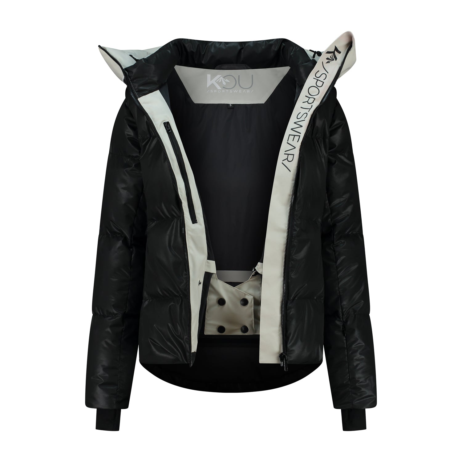 Dames Skijas Alpine Elegance - Zwart