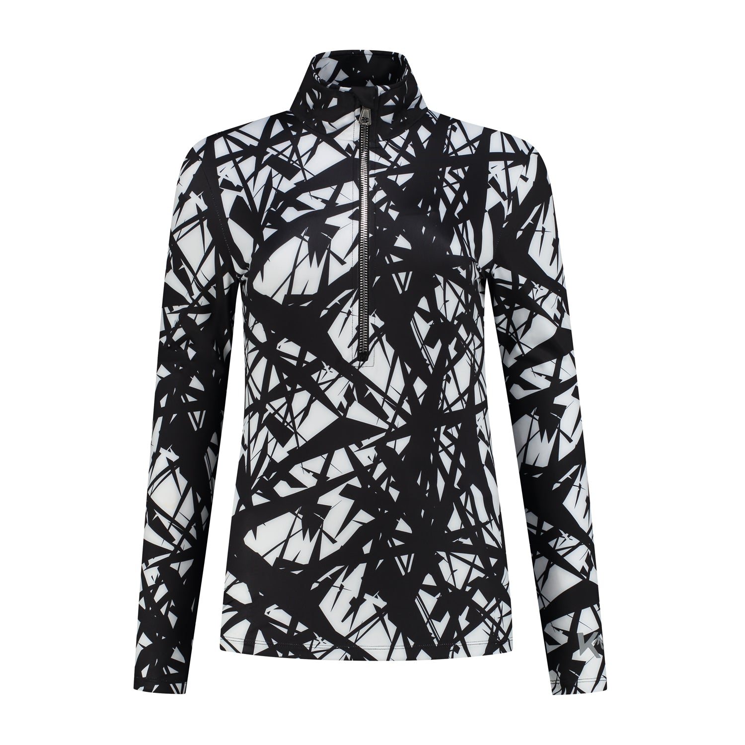 Dames Pully Graphic - Zwart/Wit