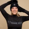 shirt je t'aime kou black