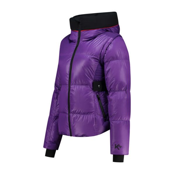 ski jacket purple side