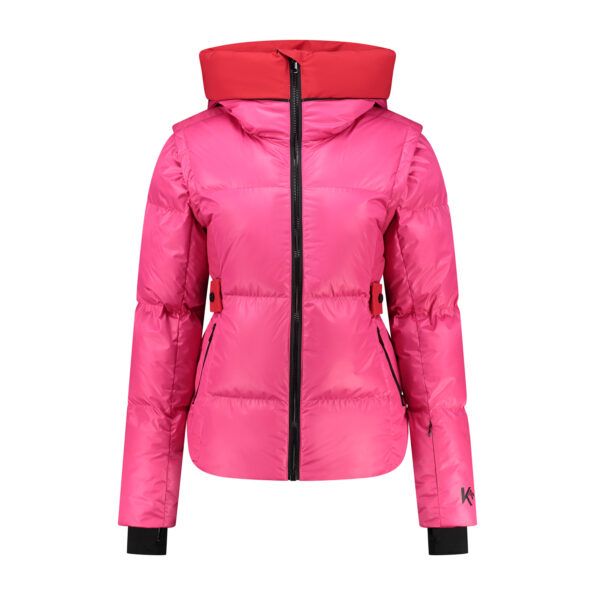 Skijacket pink_Front