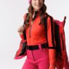 skijas roze rugzak banden