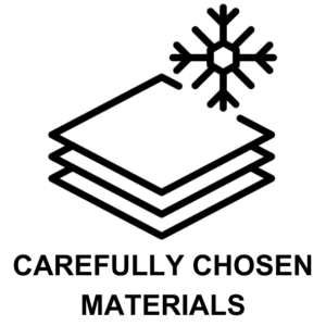 carefully chosen materials